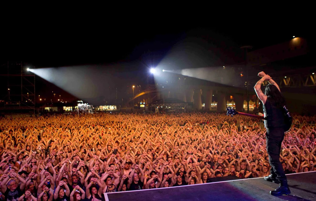 Photo wallpaper concert, metal, rock, metal, rock, MANOWAR