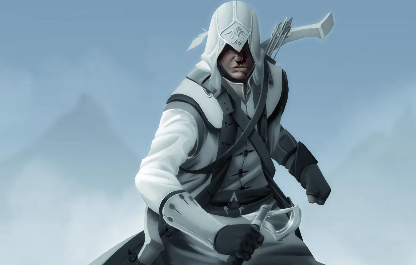 Photo wallpaper assassins creed, assassin, assassin, Connor kenuey, connor kenway
