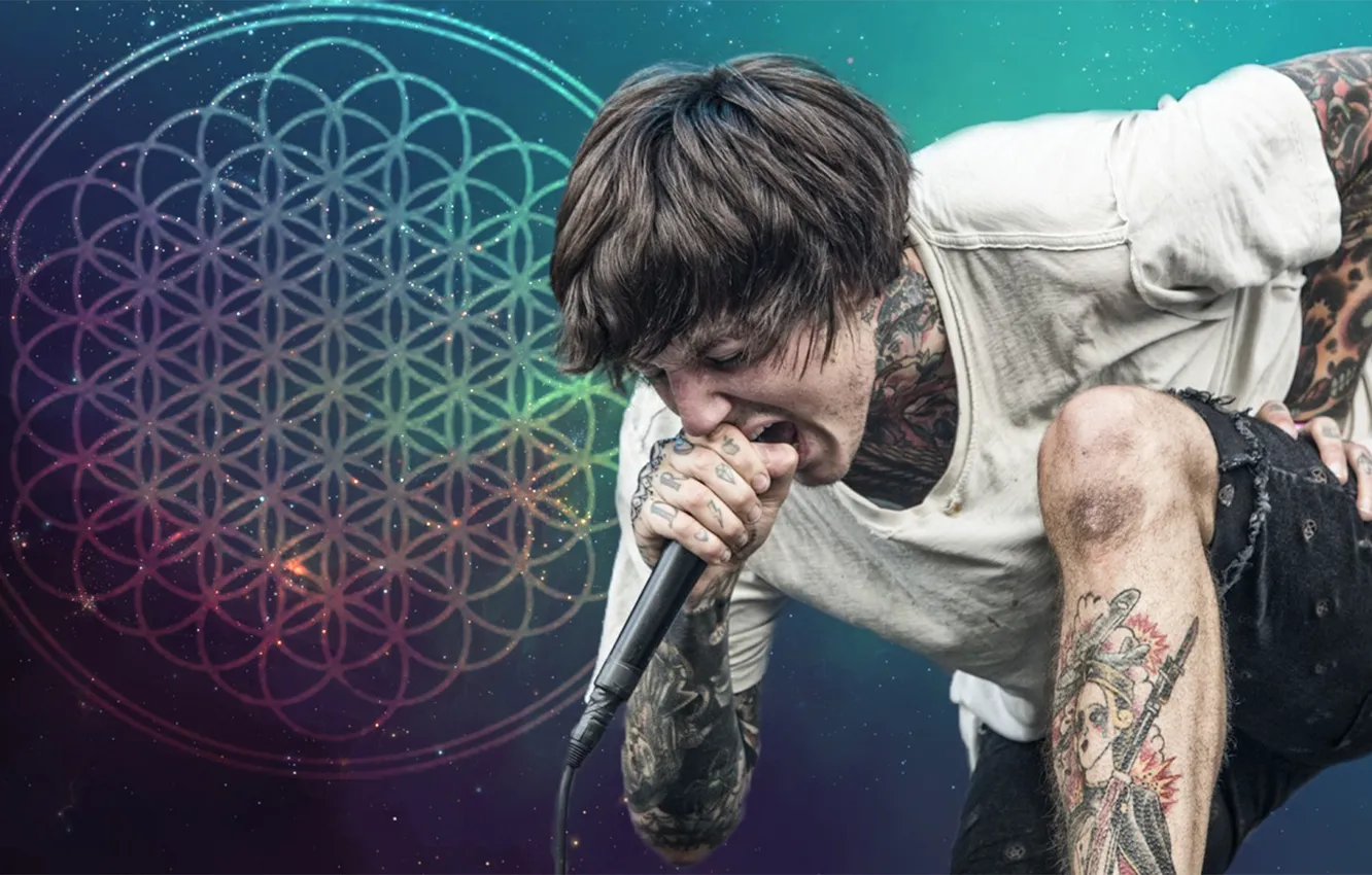 Photo wallpaper space, space, Oliver Sykes, Bring me the Horizon