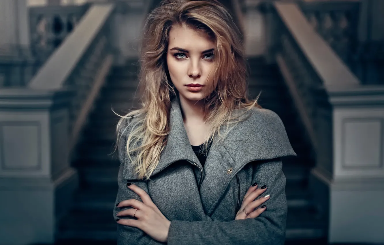 Photo wallpaper look, portrait, Ira, Paul Smetanin, Irina Popova