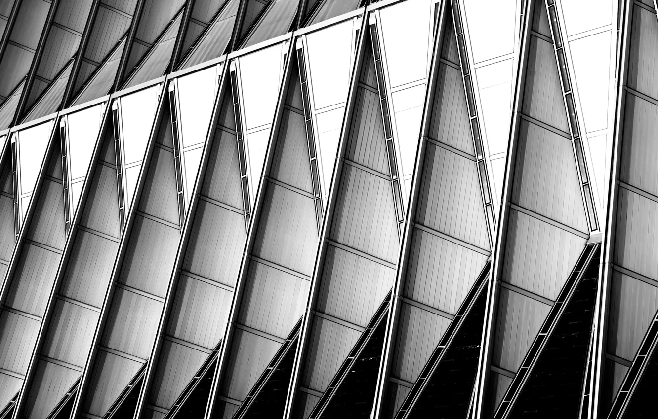 Photo wallpaper metal, texture, geometry