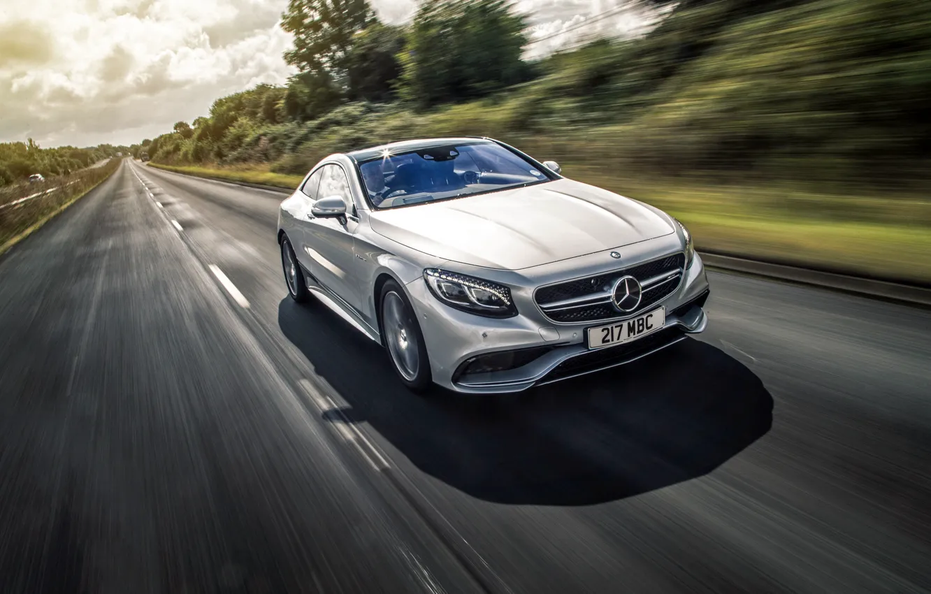 Photo wallpaper Mercedes-Benz, Mercedes, AMG, Coupe, AMG, S-Class, 2015, C217