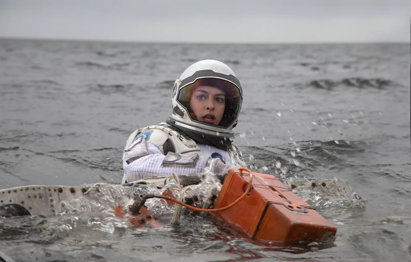 Photo wallpaper Anne Hathaway, Interstellar, Interstellar