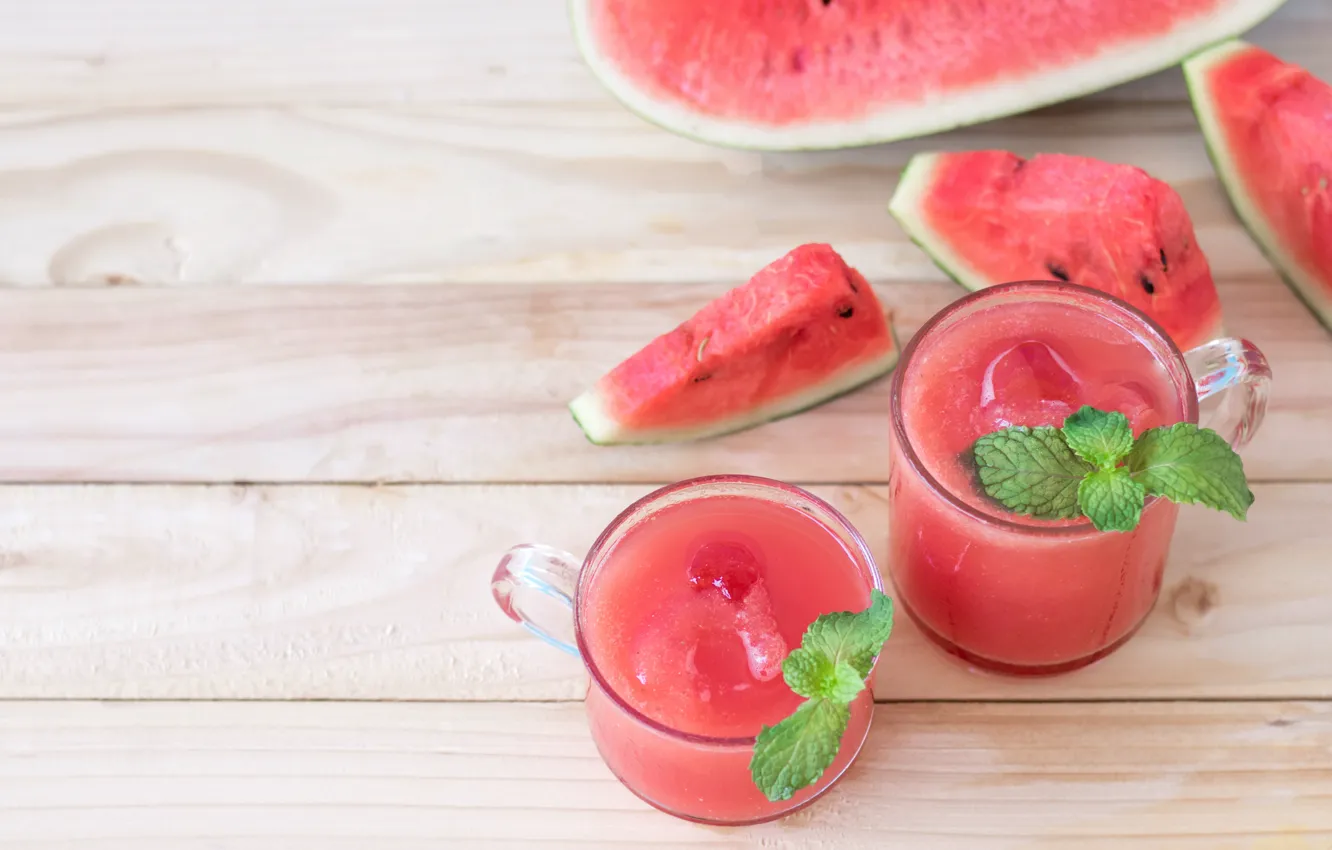 Photo wallpaper watermelon, berry, berry, juice, juice, drink, watermelon, beverage