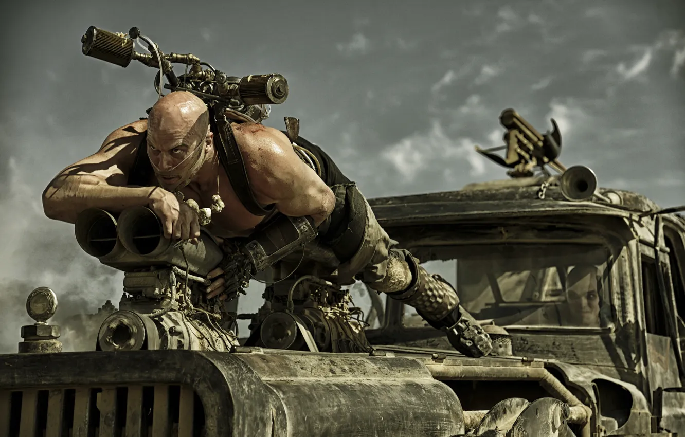 Photo wallpaper chase, postapocalyptic, Mad Max, Fury Road, Mad Max, Road rage
