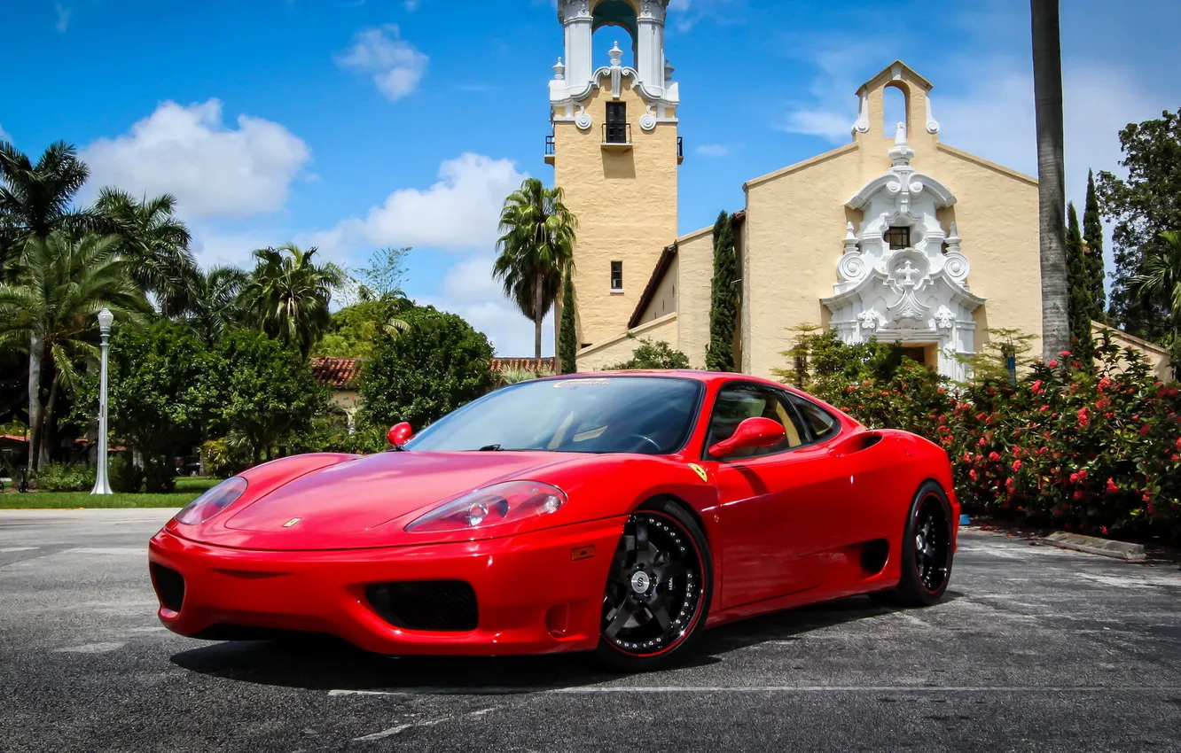 Photo wallpaper red, Ferrari, rechange, Sportcar, Ferrari 360