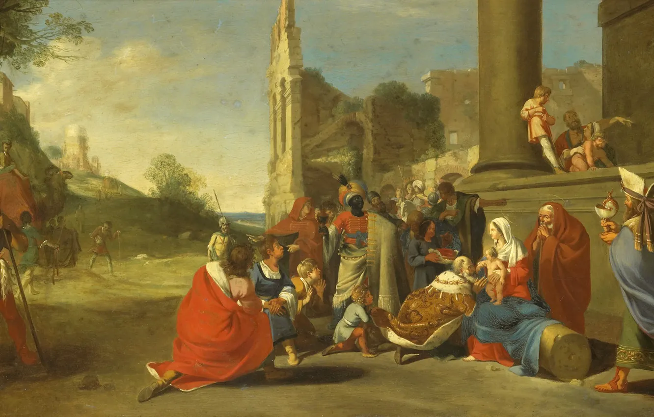 Photo wallpaper picture, mythology, Bartholomew, Brinberg, The Adoration Of The Magi