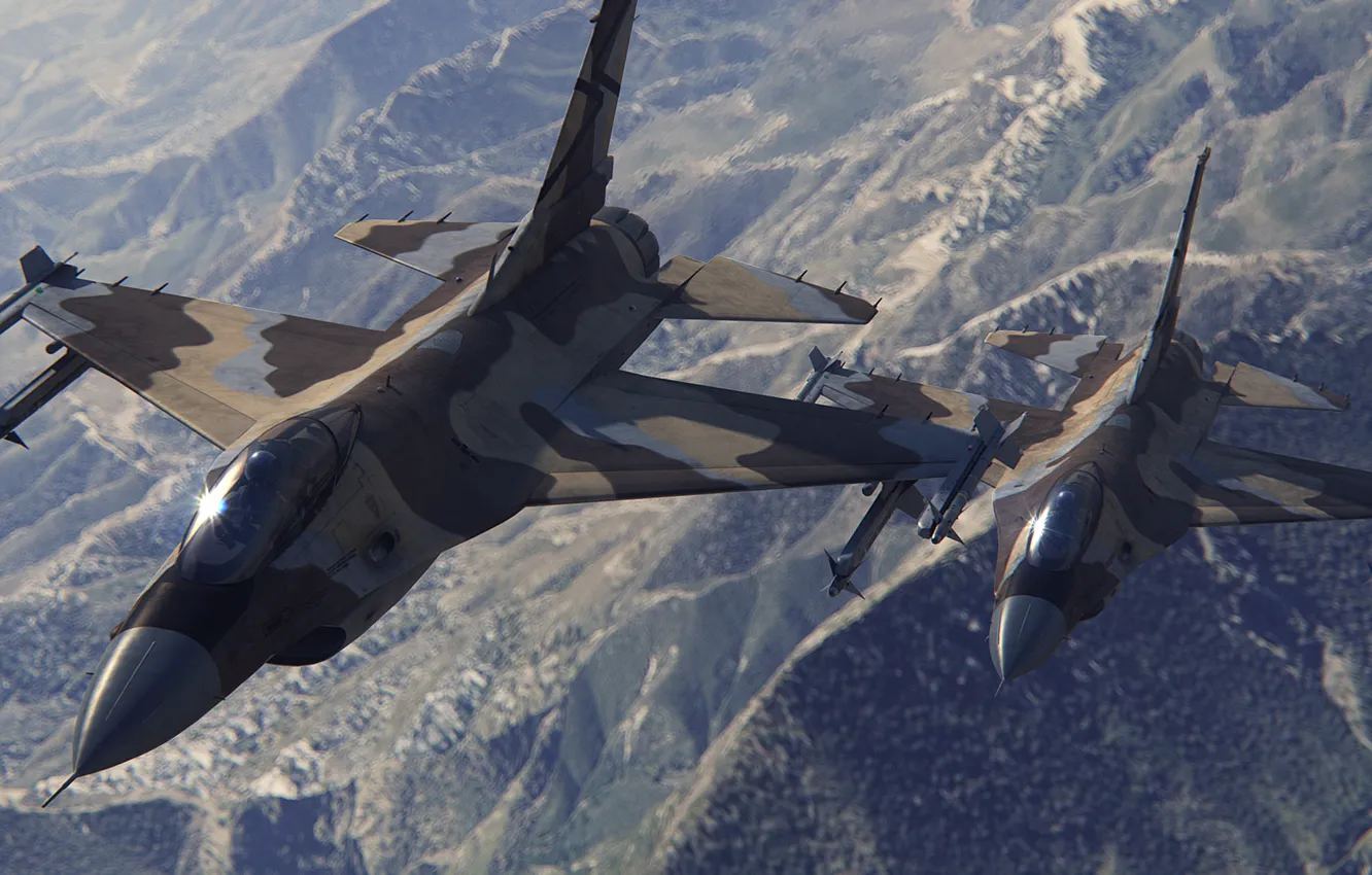 Photo wallpaper camouflage, Falcons, Wildcat