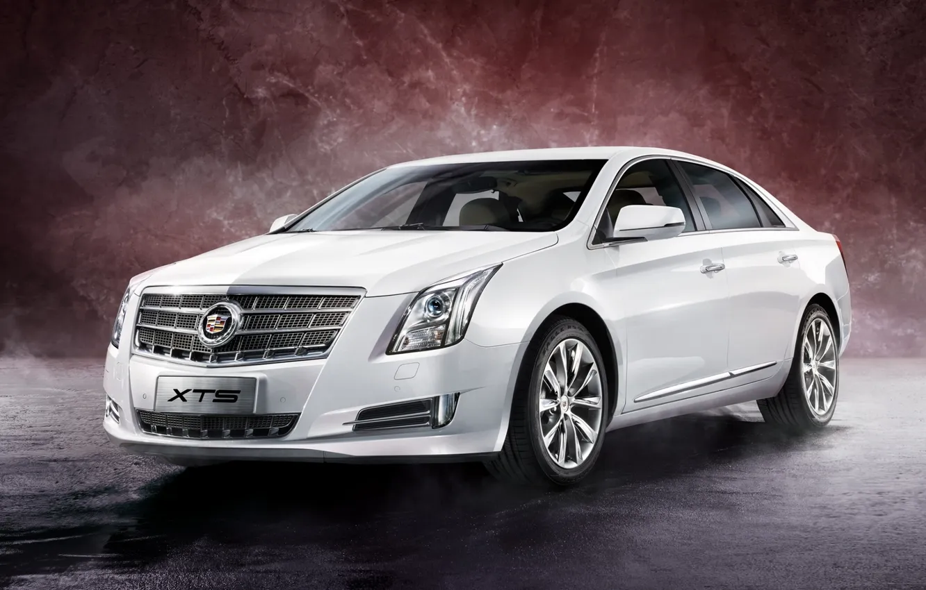 Photo wallpaper white, Cadillac, Cadillac, Ancestor, XTS