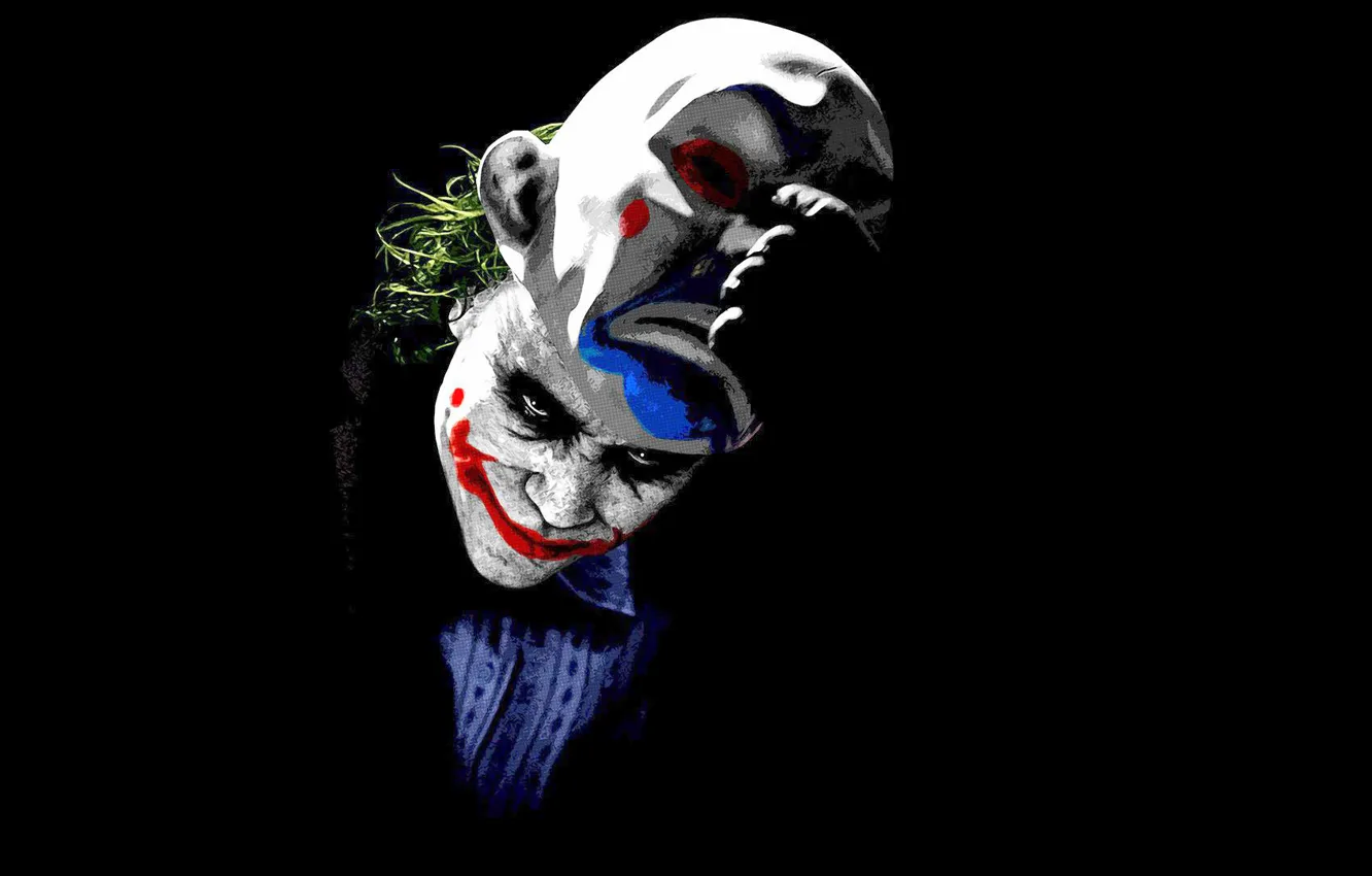 Photo wallpaper smile, Joker, mask