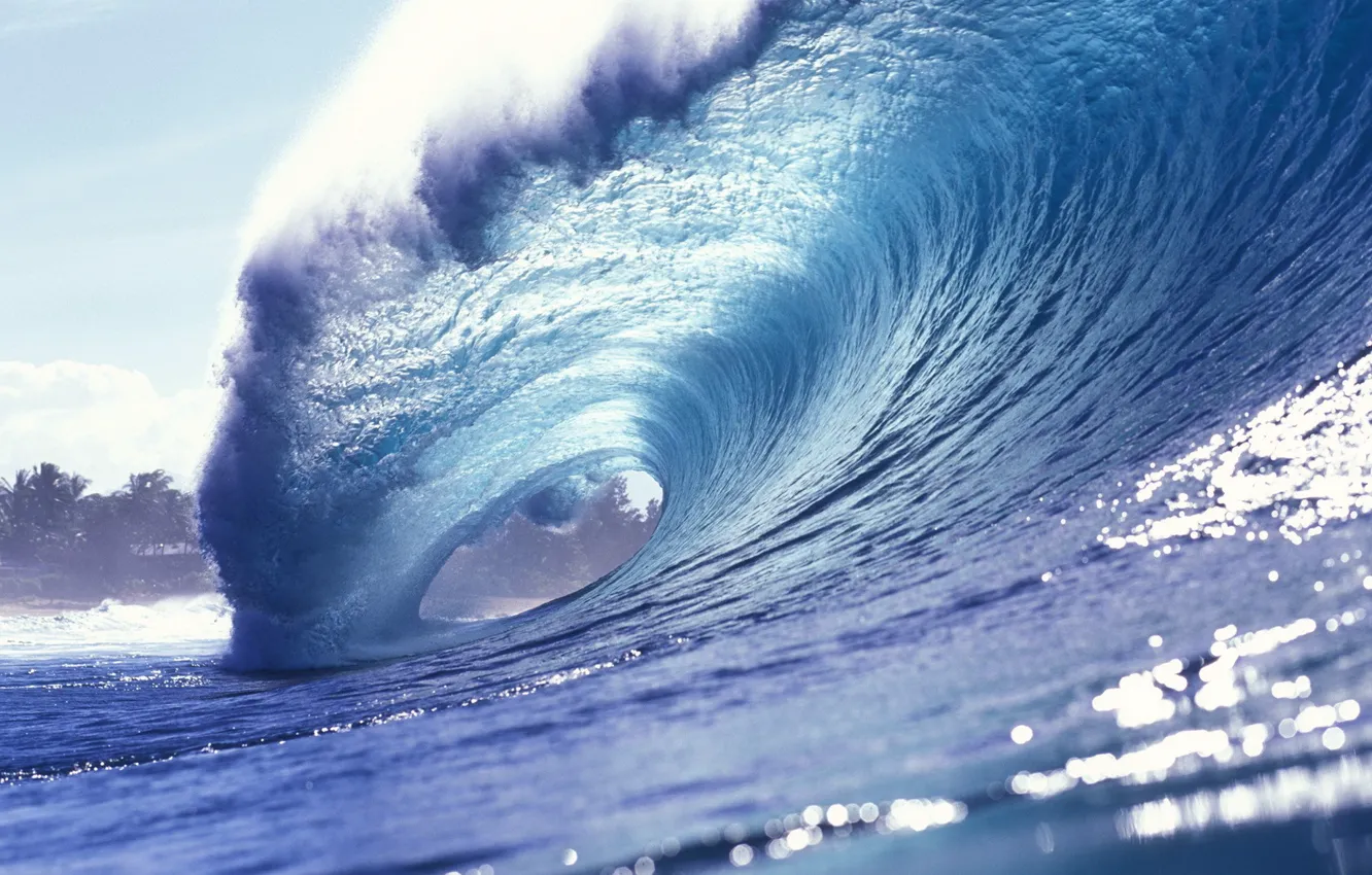 Photo wallpaper wave, water, Wallpaper