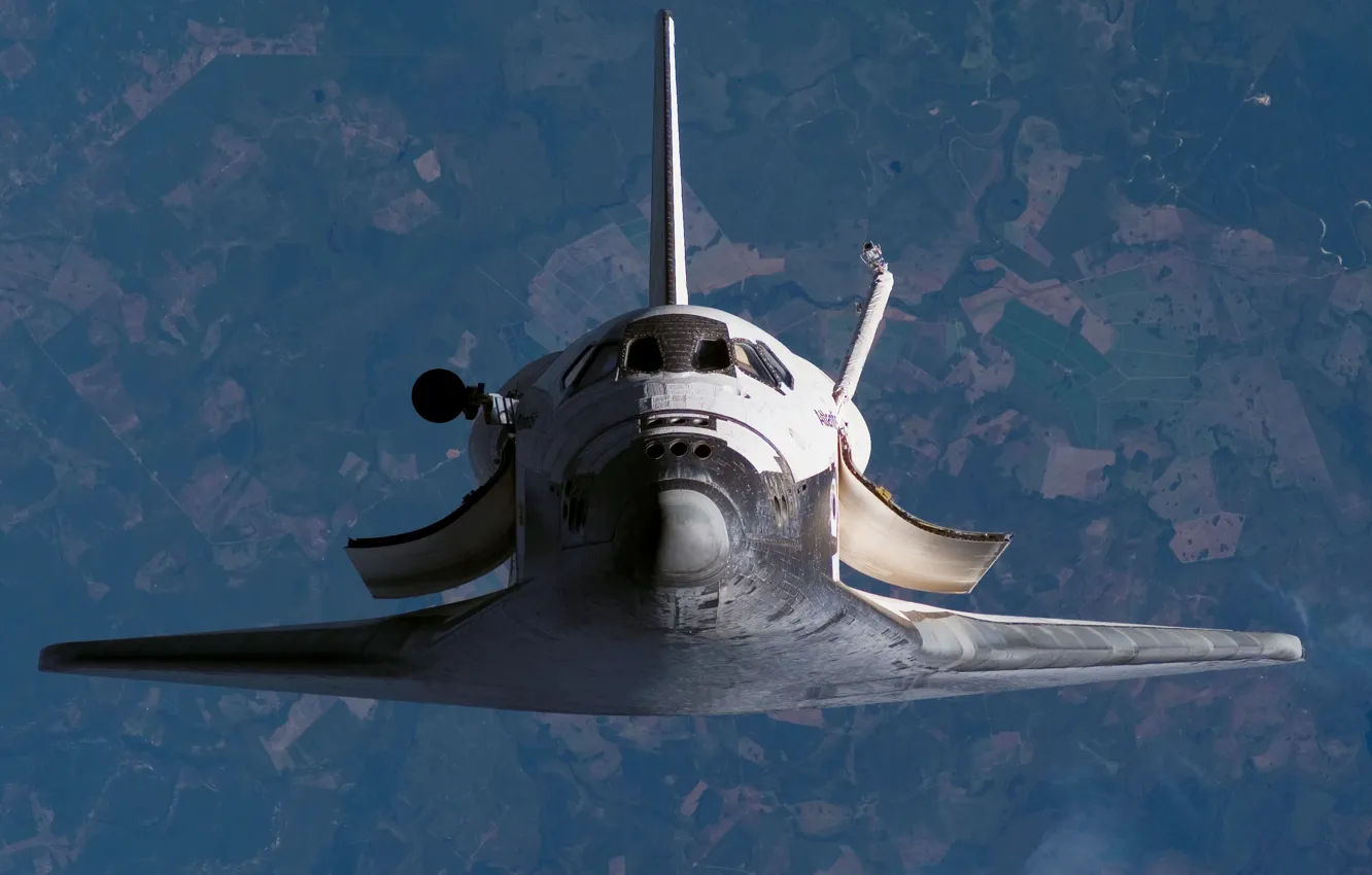 Photo wallpaper space, Shuttle, Shuttle