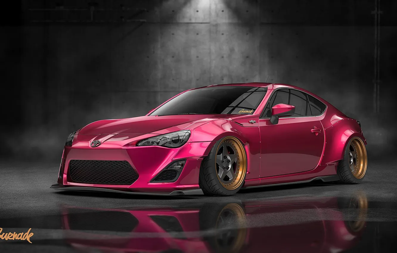 Photo wallpaper Design, Raspberry, by Gurnade, Toyota. GT86