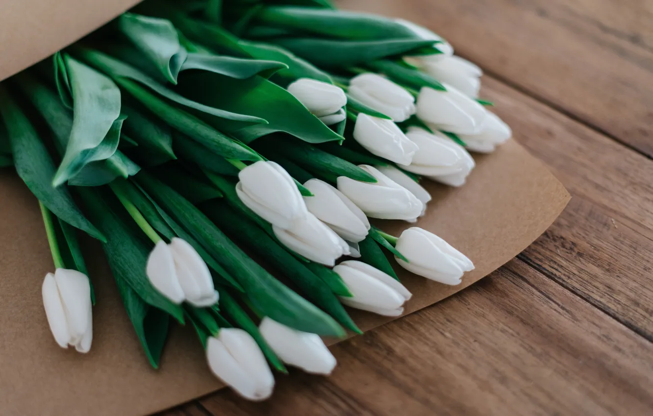 Photo wallpaper flowers, tulips, bouquet of flowers