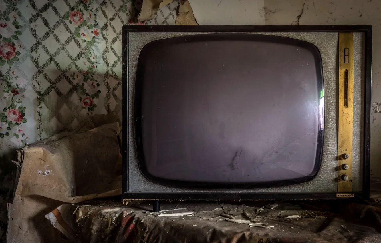 Photo wallpaper macro, background, TV