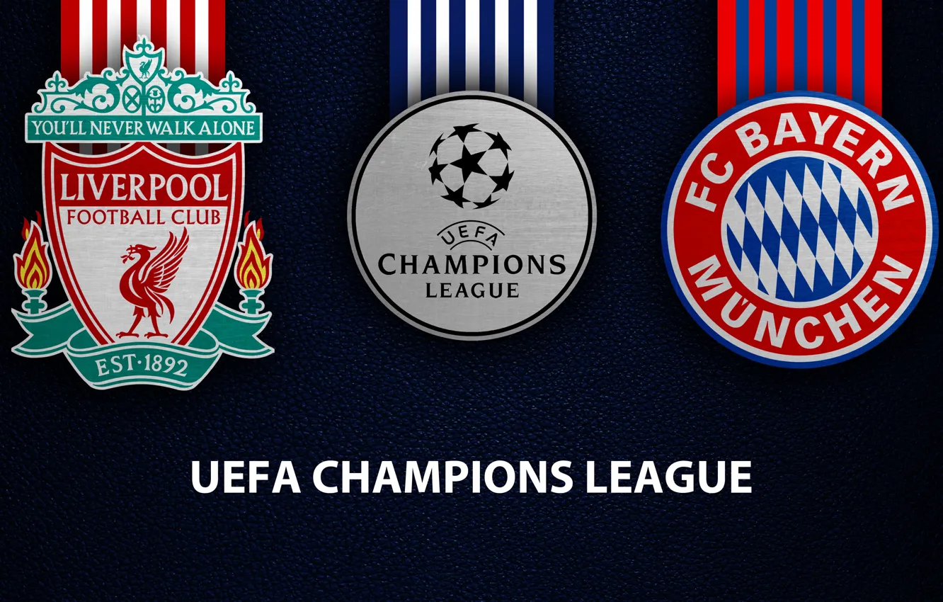 Photo wallpaper wallpaper, logo, football, Liverpool, Sport, UEFA Champions League, Bayern Munich, Liverpool vs Bayern Munich