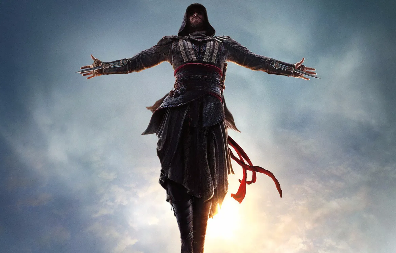Photo wallpaper jump, assassin, Assassin's Creed, Michael Fassbender, Assassin's Creed