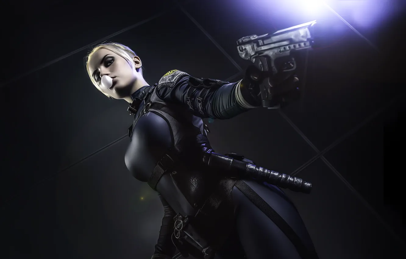 Photo wallpaper girl, girl, fighter, sexy, beauty, equipment, art, characters