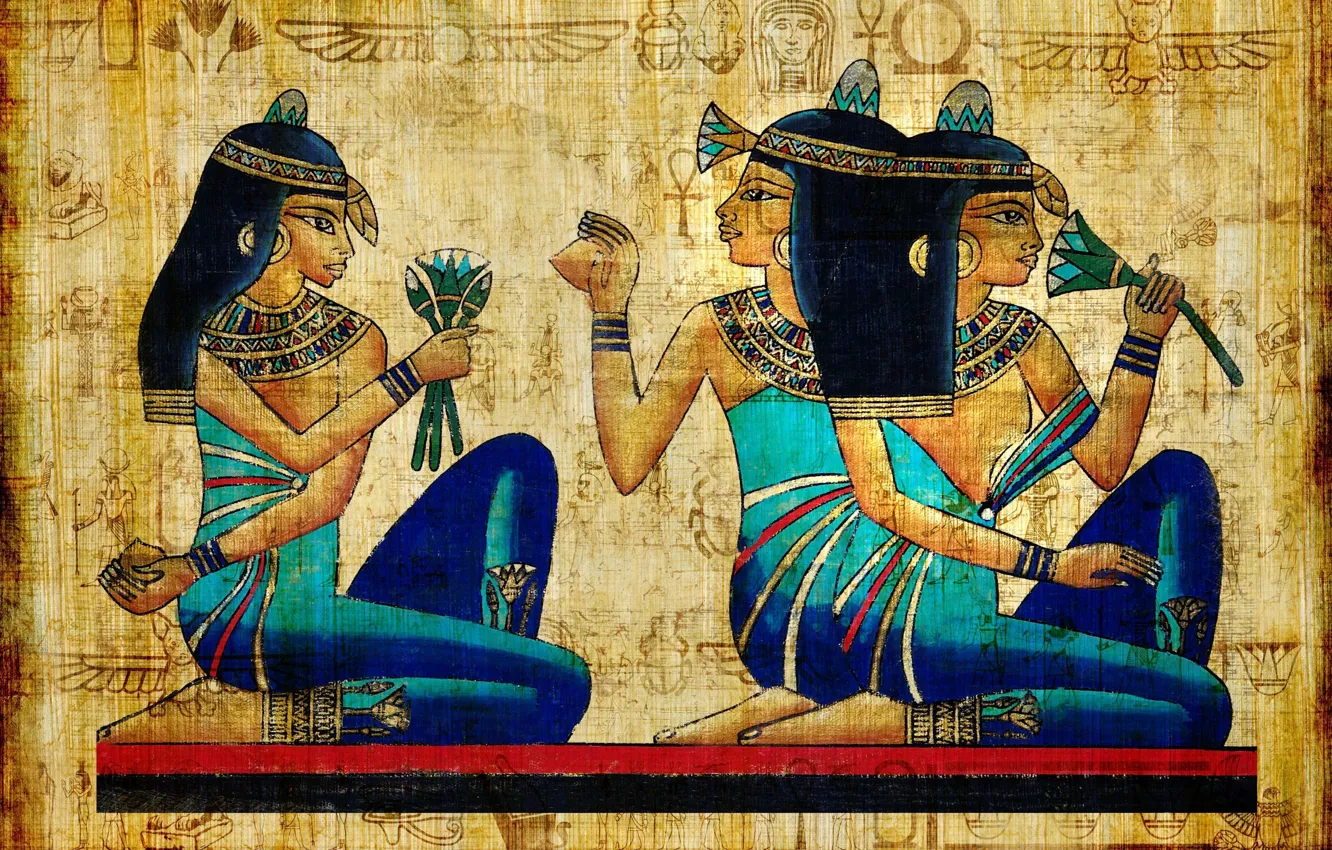 Photo wallpaper girls, figure, antiquity, brunette, Egypt, egypt, ancient