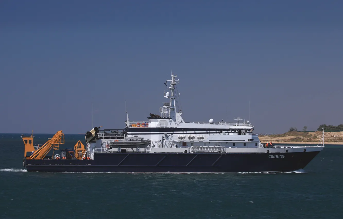 Photo wallpaper Navy, sea, lifeguard, The black sea, The black sea fleet, Seliger, auxiliary fleet