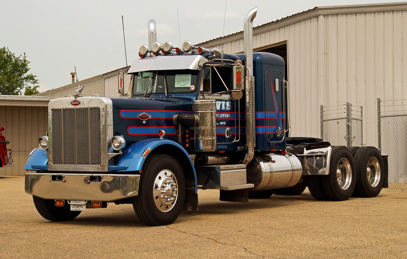 Photo wallpaper Model, Truck, Peterbilt, 359, 1985