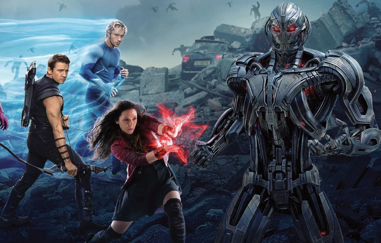 Photo wallpaper The Avengers, Hawkeye, Ultron