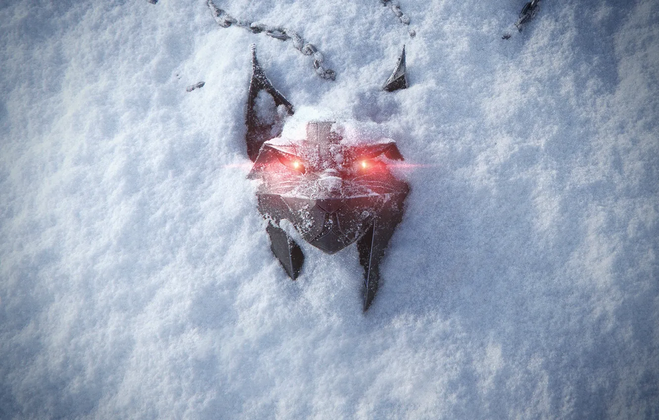 Photo wallpaper The Witcher, The Witcher, Medallion, Witcher 's Medallion