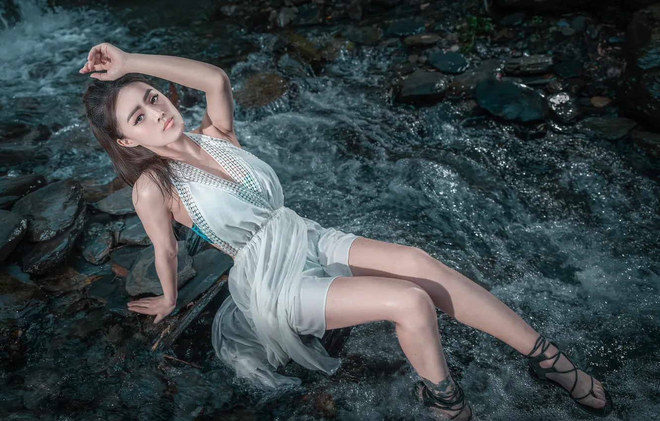 Photo wallpaper China, wallpaper, girl, sexy, woman, model, asian, cute