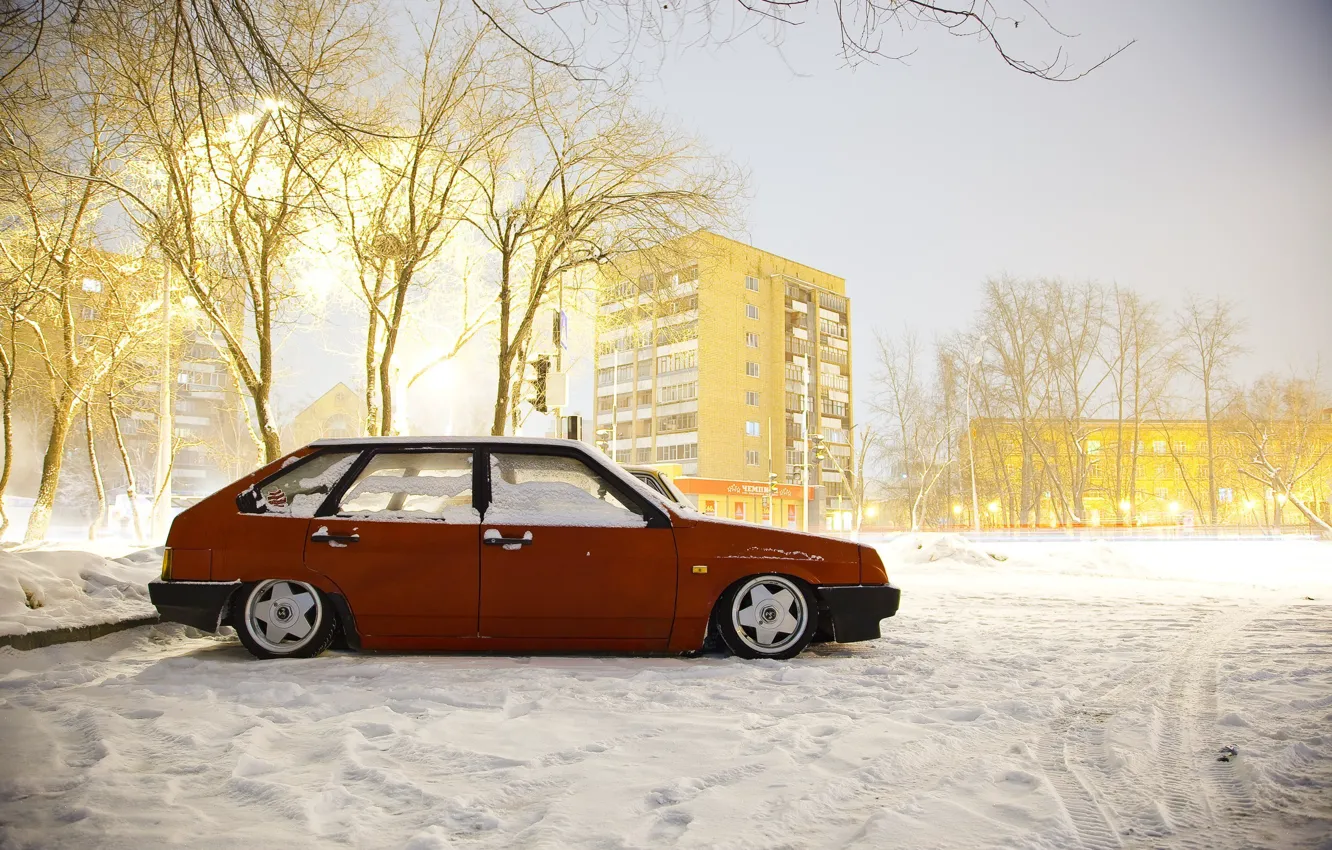 Photo wallpaper machine, Auto, Lada, auto, Lada, VAZ, 2108, BPAN