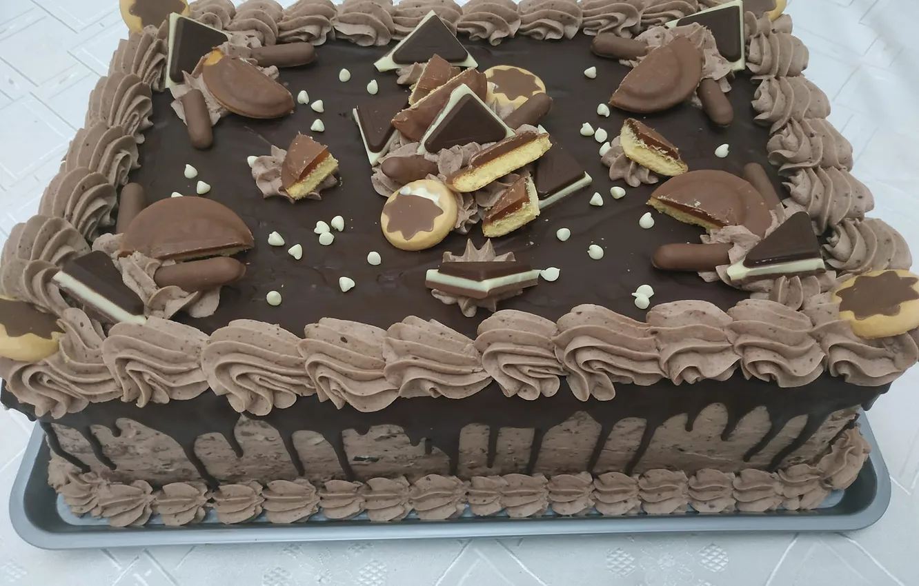 Photo wallpaper cake, candy, Whipped Cream