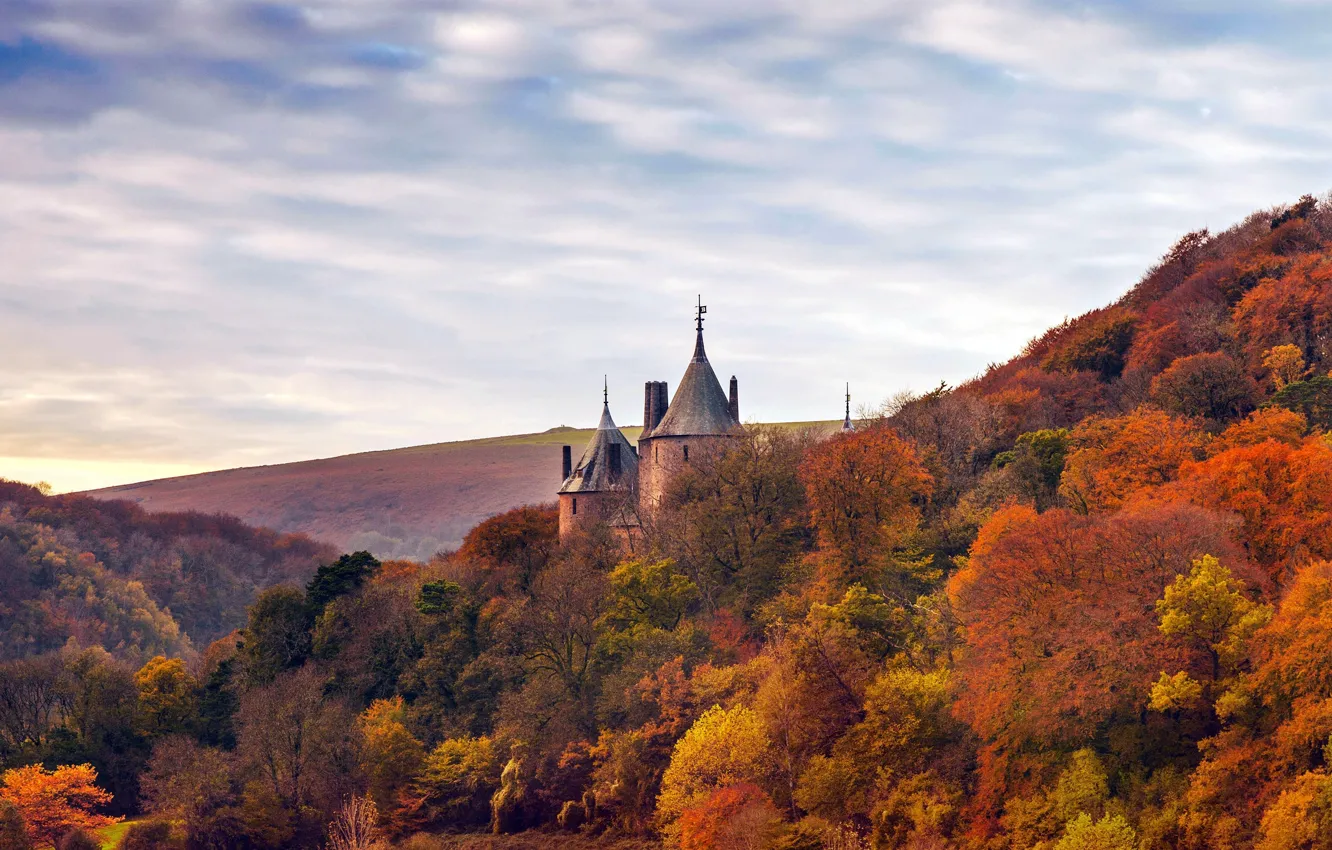 Photo wallpaper UK, Wales, Wales, Cardiff, Cardiff, Koh Tongvinlace Church, Castell Coch Tongwynlais