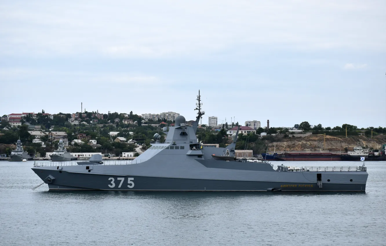 Photo wallpaper ship, patrol, Sevastopol, Dmitry Rogachev