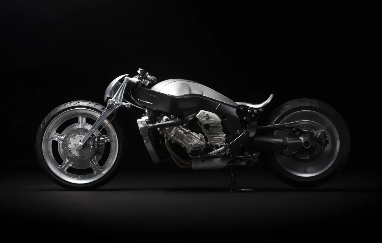 Photo wallpaper the concept, motorcycle, The dark background, BMW k1600 custom