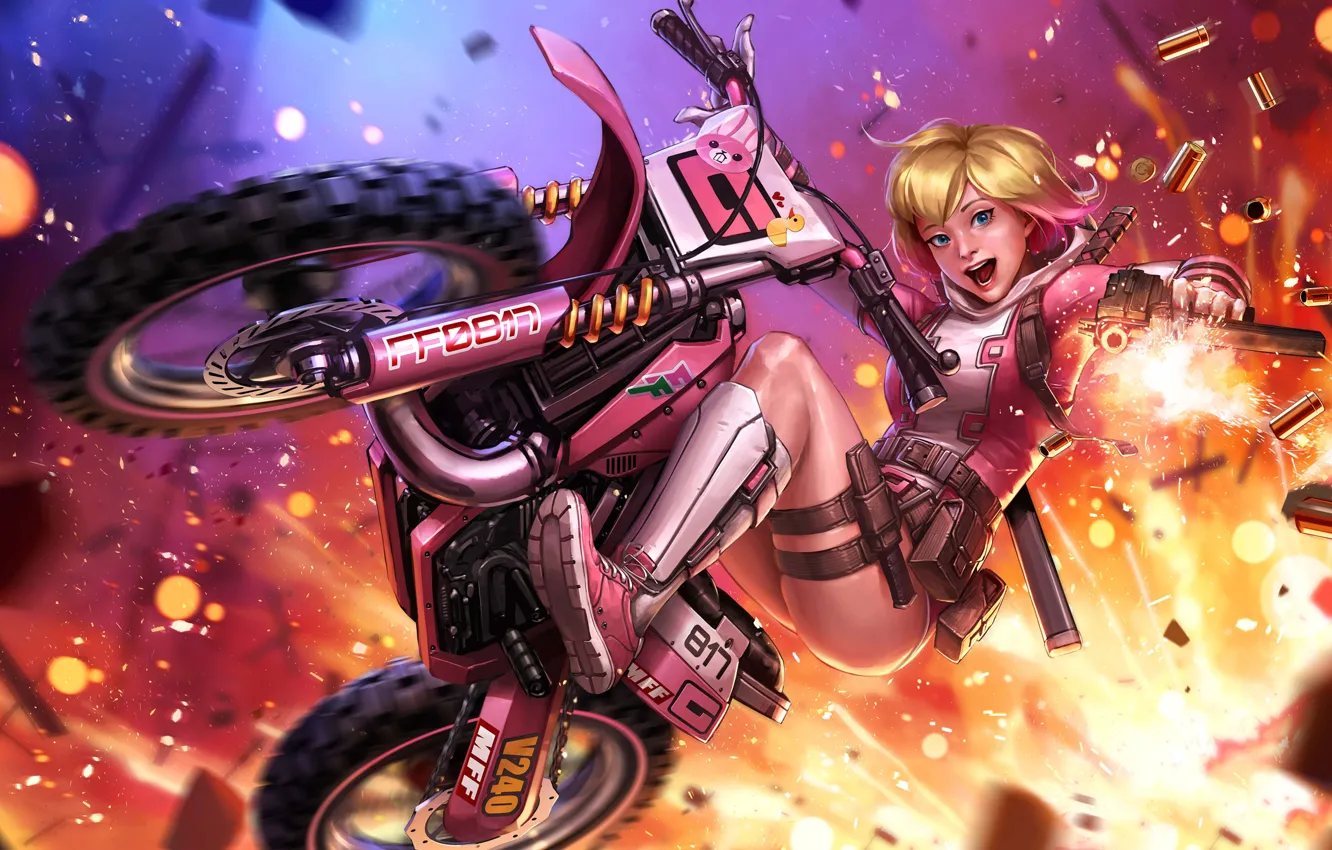 Photo wallpaper Game Art, JeeHyung lee, Gwenpool, Comic Art, Marvel Future Fight