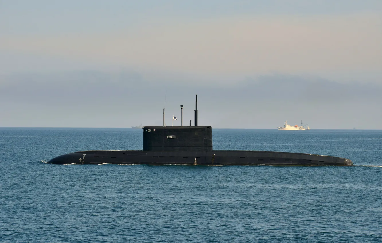 Photo wallpaper submarine, The black sea, Kolpino