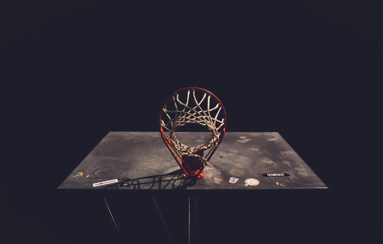 Photo wallpaper sport, game, basketball, board, net, hoop, backboard