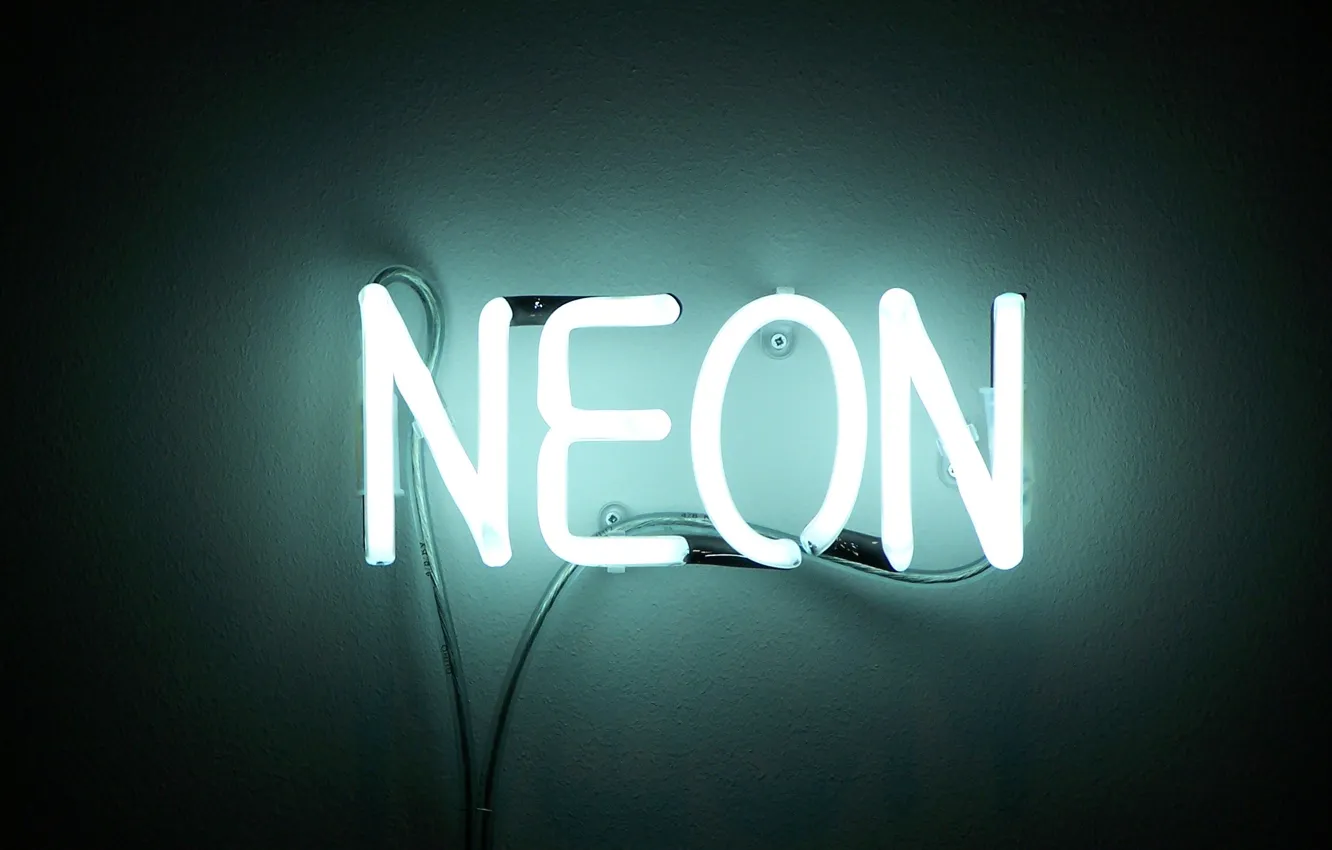 Photo wallpaper neon, sign