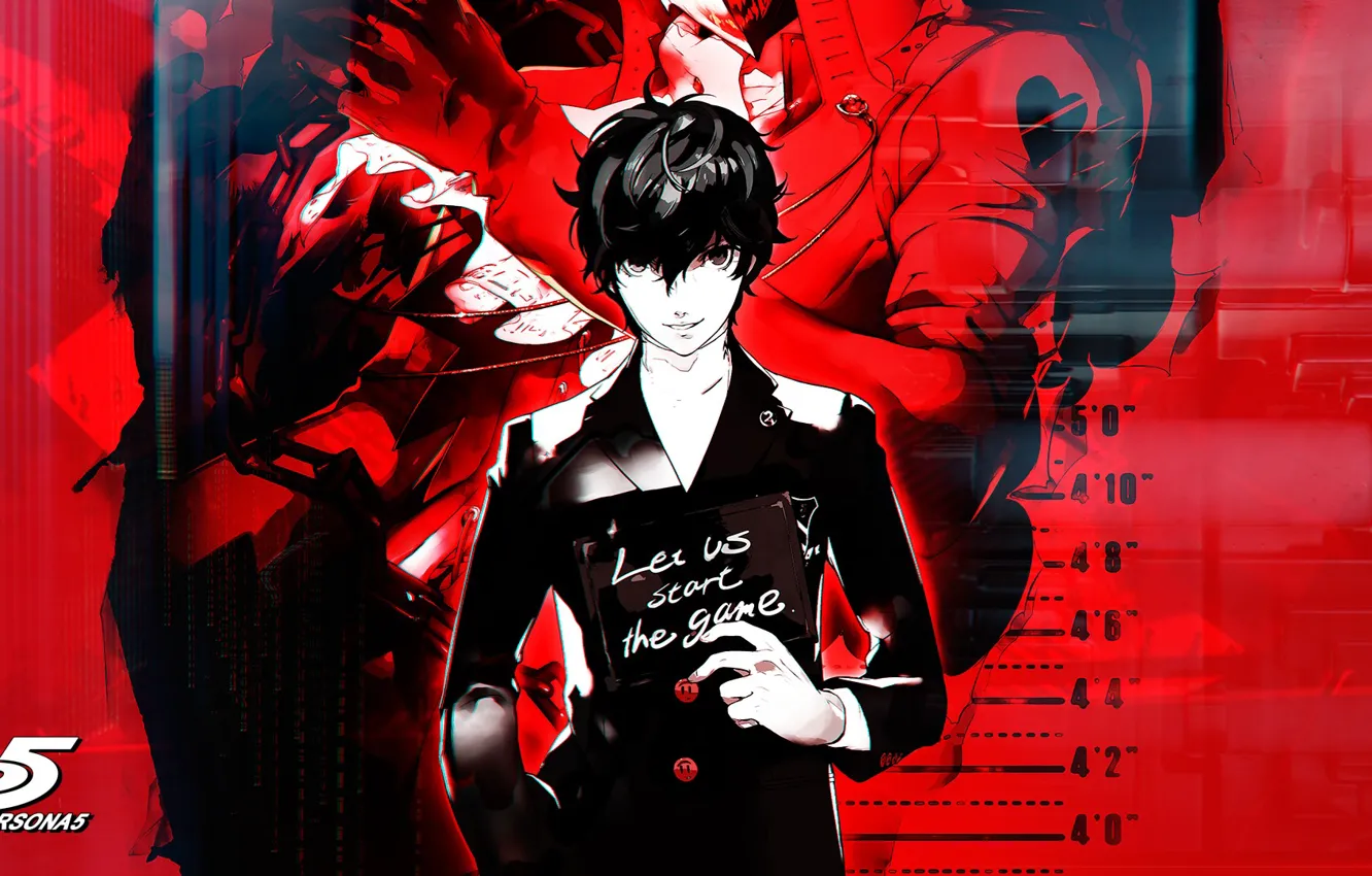 Photo wallpaper shin megami tensei, Atlus, protagonist, Person 5