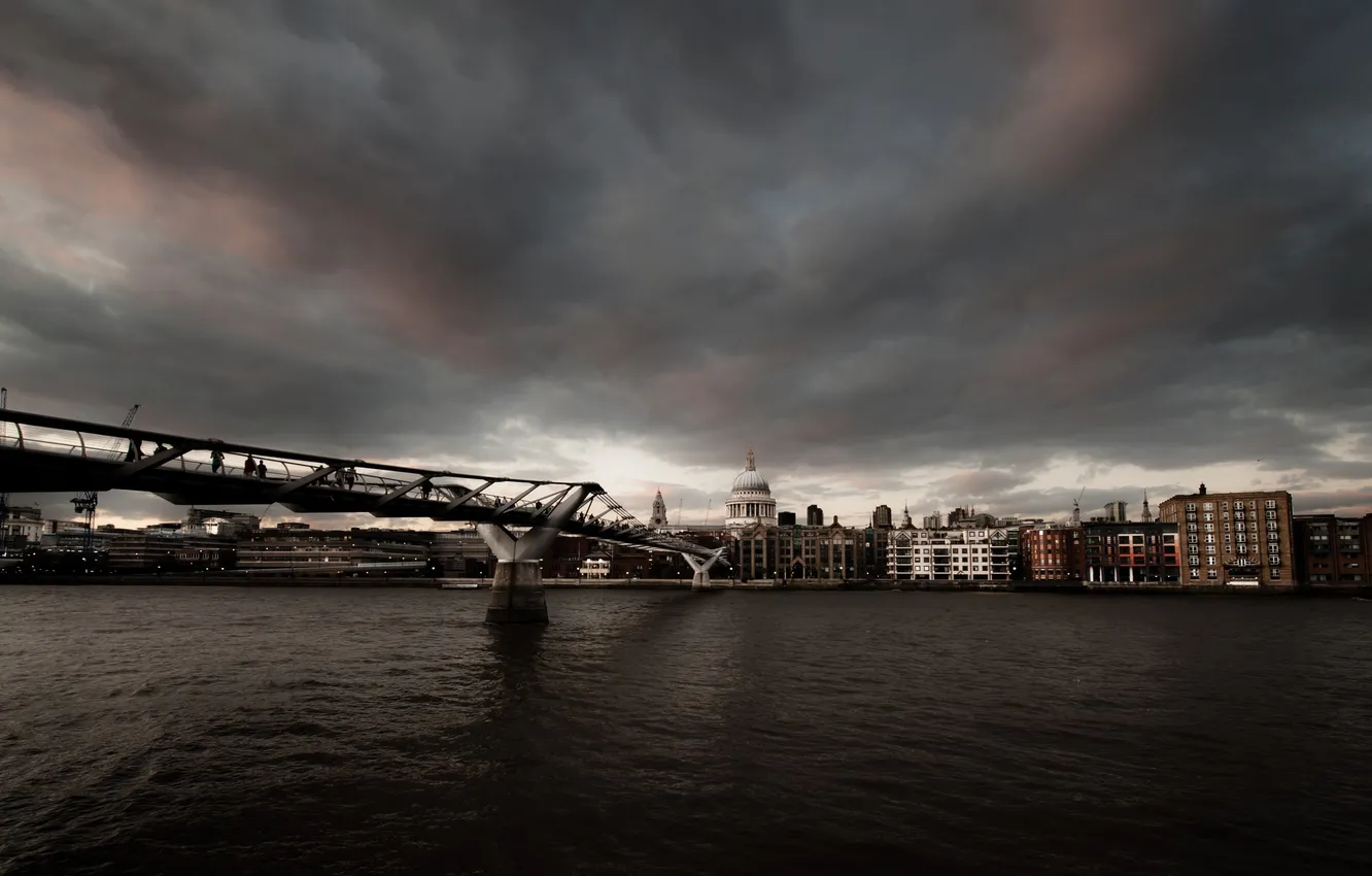 Photo wallpaper England, London, river, London, England, Thames