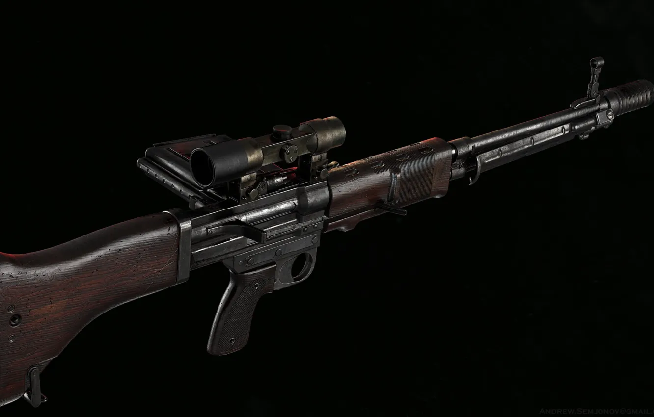 Photo wallpaper Germany, Automatic rifle, FG 42