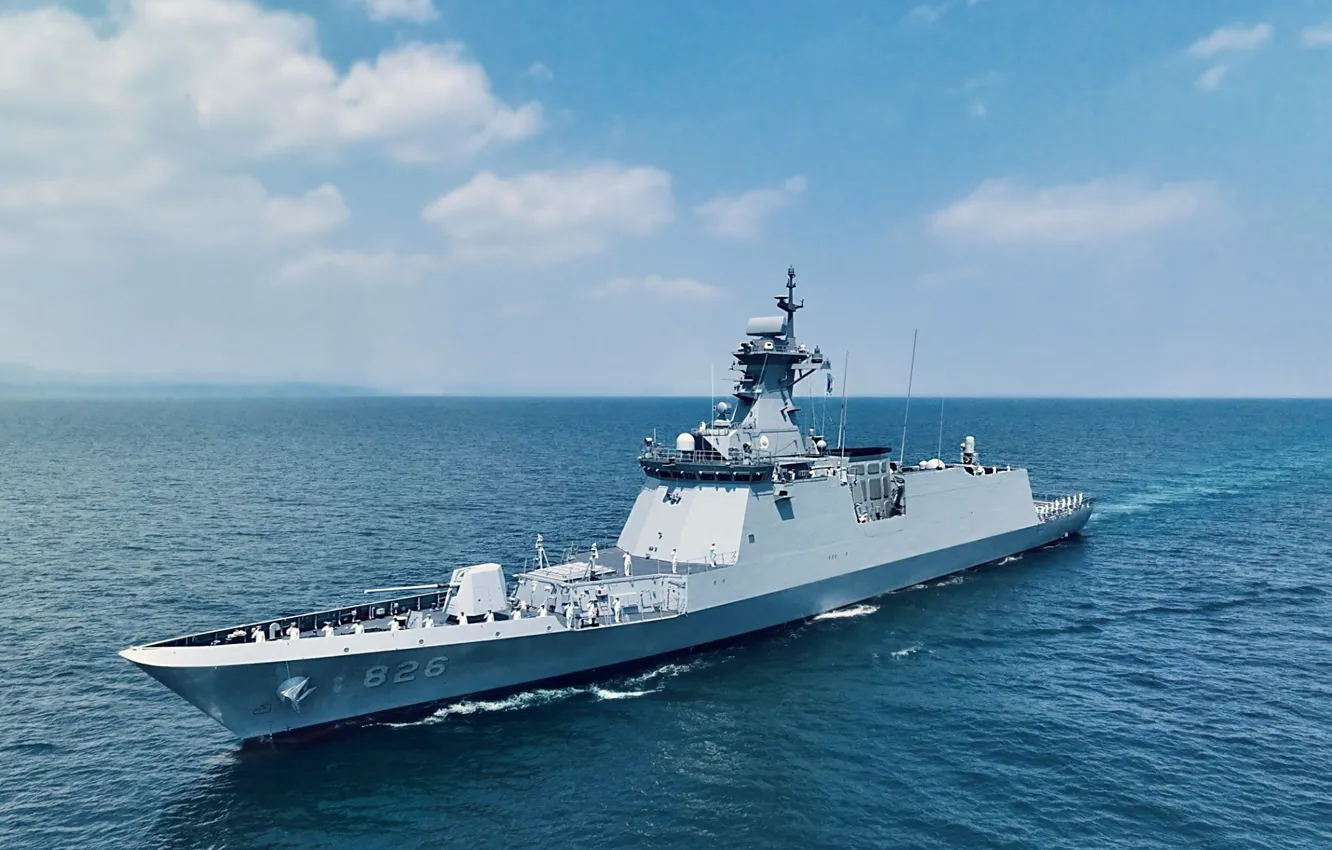Photo wallpaper frigate, The Republic Of Korea, FFG-826, ROKS Cheonan