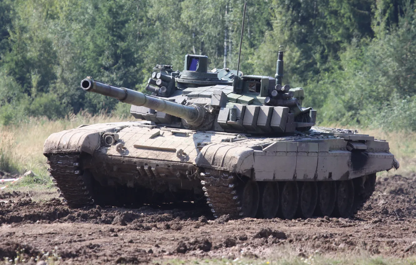 Photo wallpaper dirt, tank, combat, armor, T-72М4