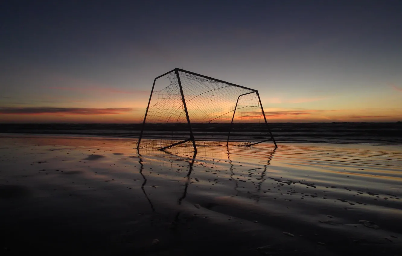 Photo wallpaper beach, sunset, beach, sunset, Varota