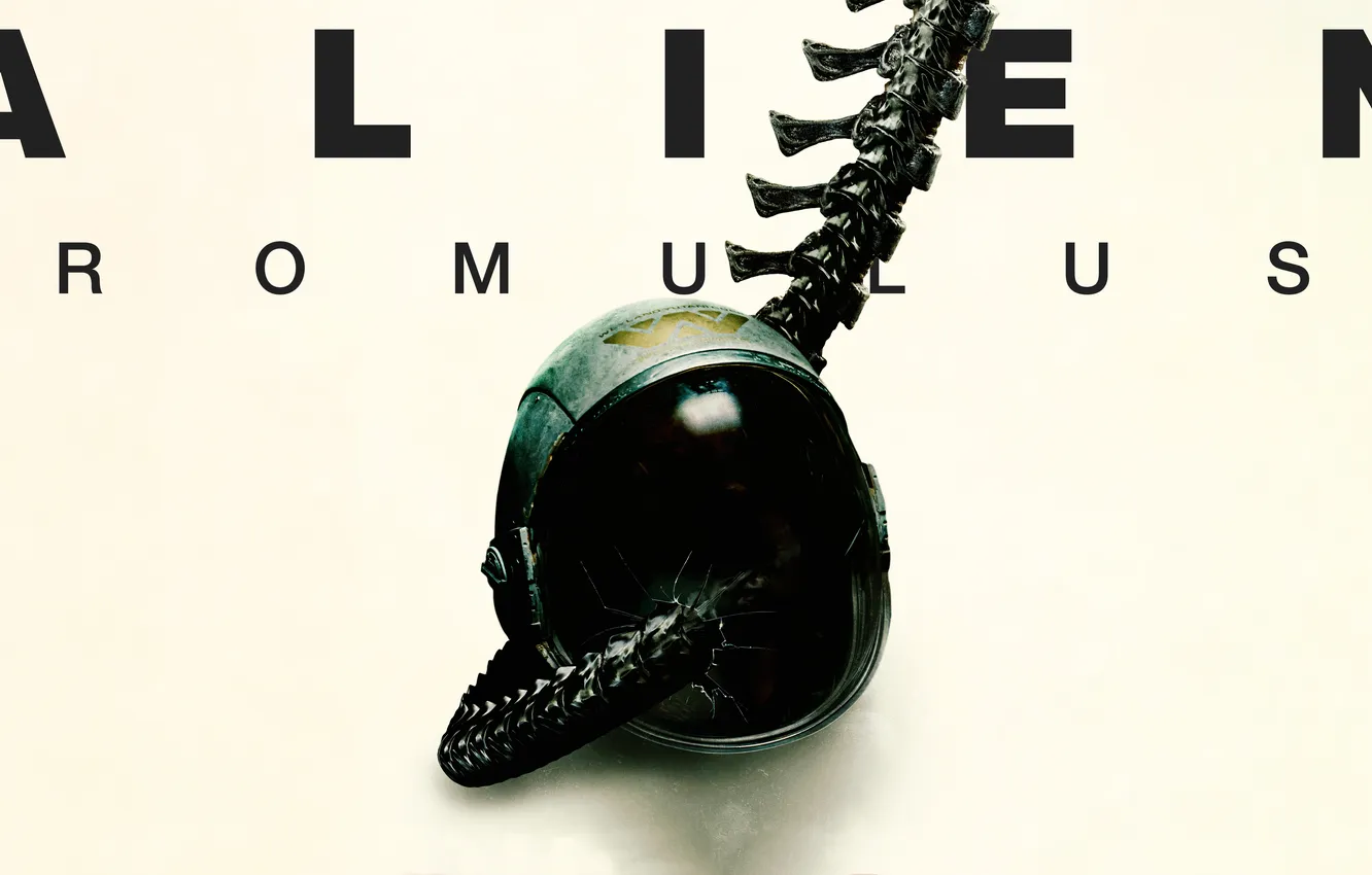 Photo wallpaper background, fiction, helmet, horror, poster, Alien: Romulus, Alien: Romulus
