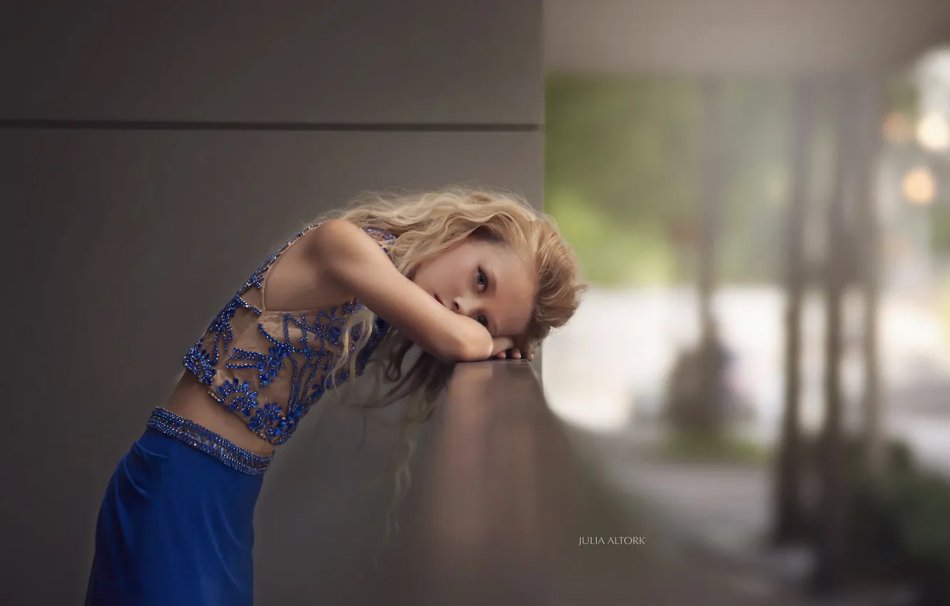 Photo wallpaper look, portrait, girl