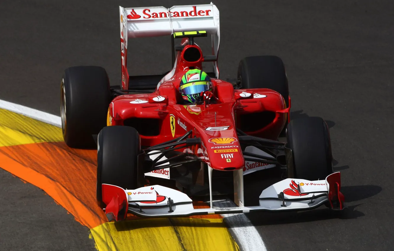 Photo wallpaper track, formula 1, pilot, Ferrari, Spain, formula 1, racer, 2011