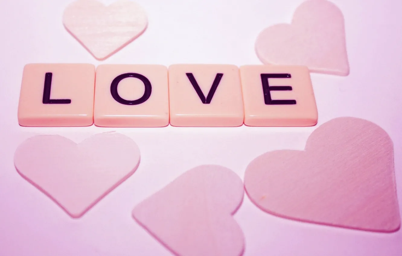 Photo wallpaper love, heart, love