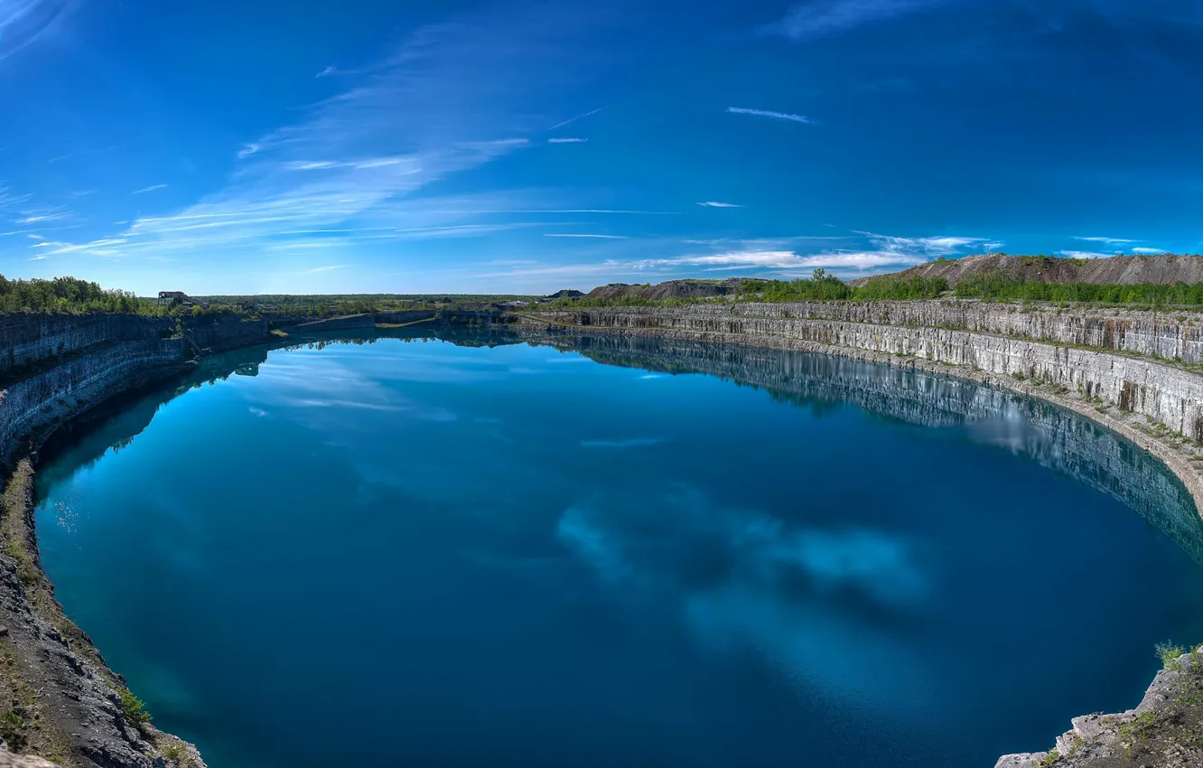 Photo wallpaper lake, Canada, Ontario, Marmora Mines, Marmora