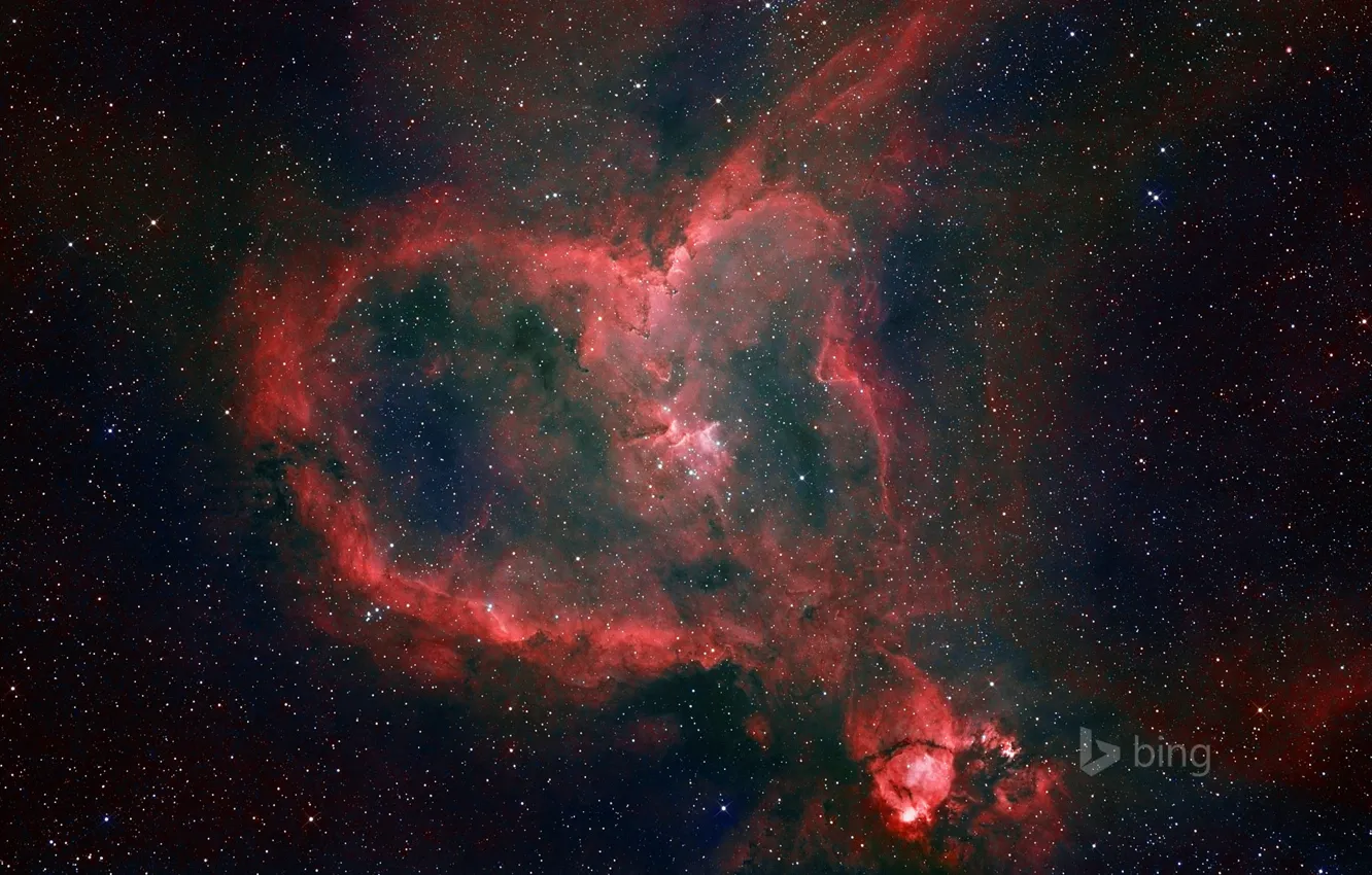 Photo wallpaper stars, the universe, Nebula Heart