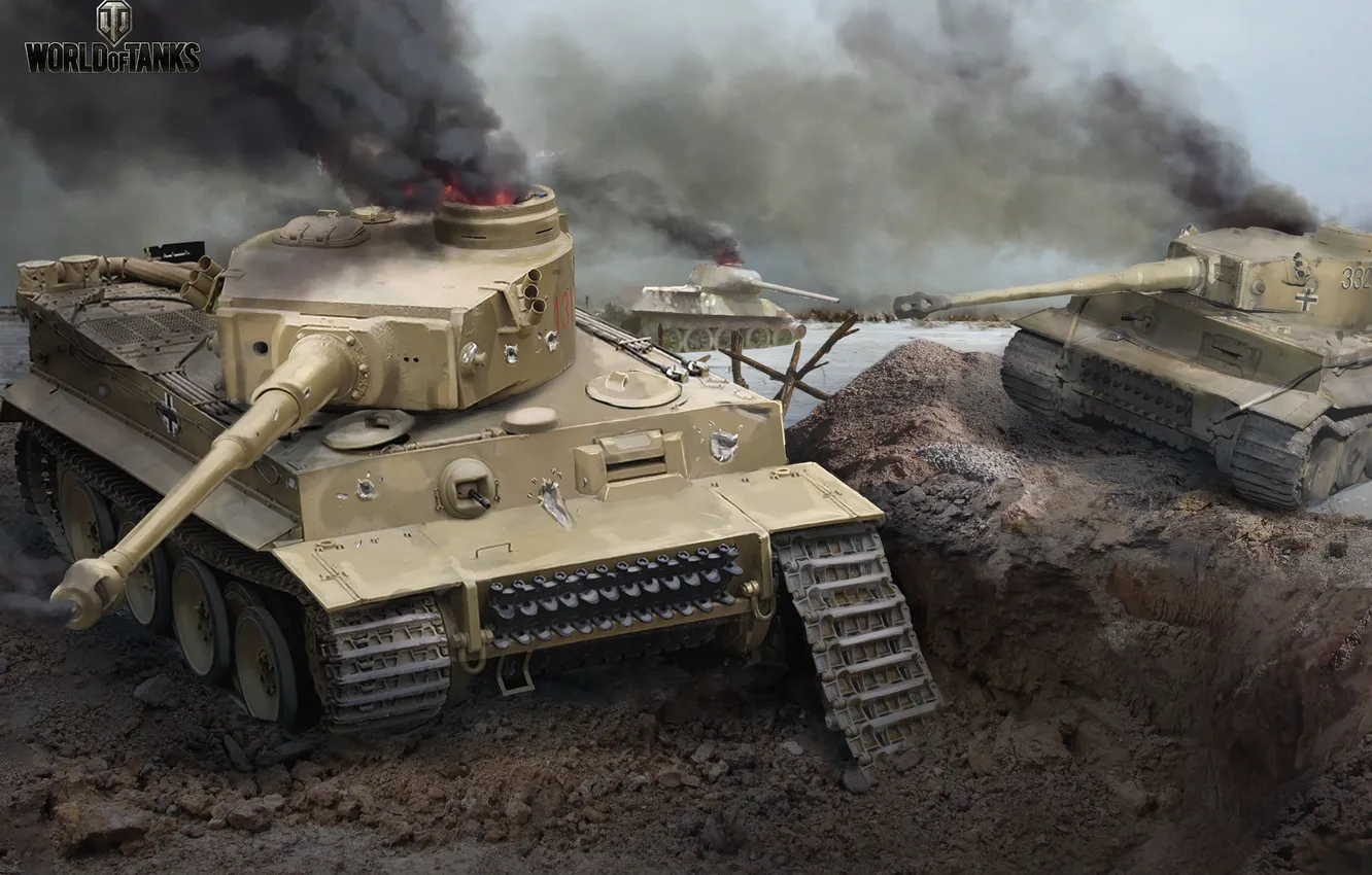 Photo wallpaper Germany, WWII, Tanks, The great Patriotic war, Game, World of tanks, World of Tanks, The …
